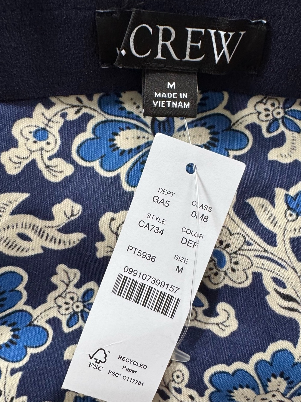 J Crew Gwyneth Slip Skirt in Floral Luster Charmeuse | MEDIUM NWT - Picture 6 of 9